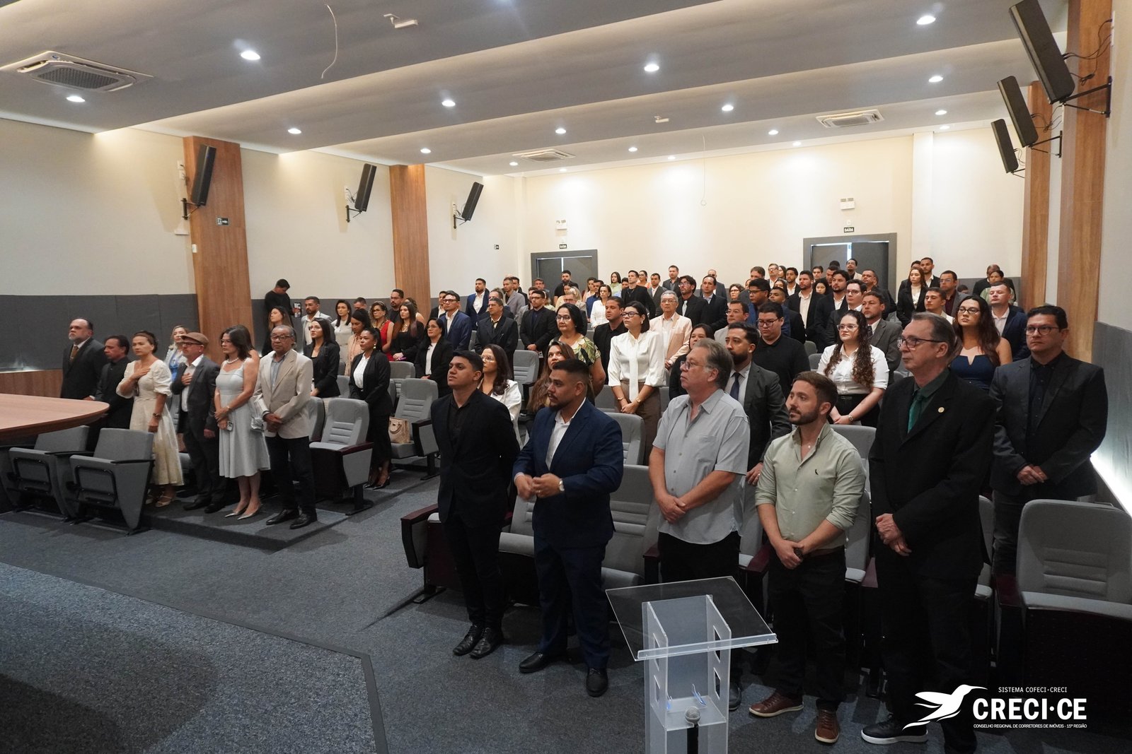 CRECI Ceará realiza primeira solenidade no novo auditório e entrega 113 identidades profissionais a novos corretores de imóveis