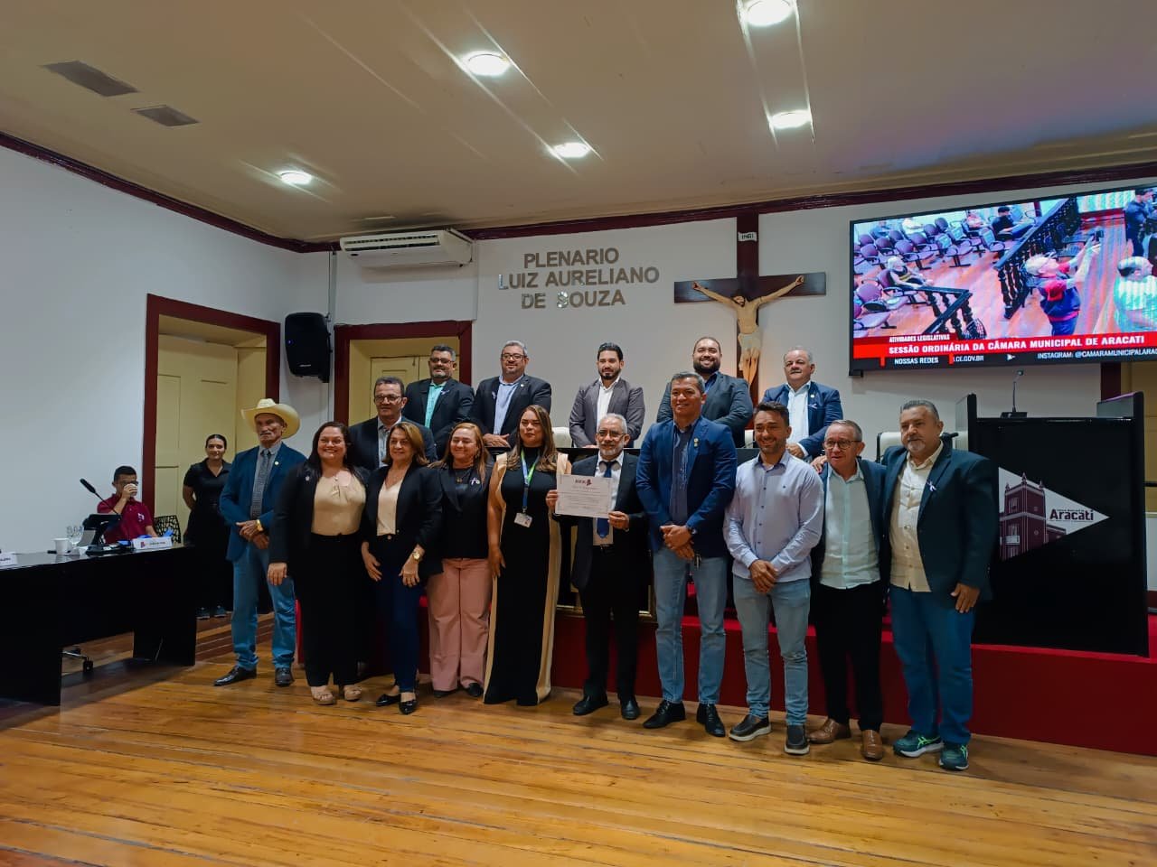 Creci Ceará recebe Moção de Congratulação da Câmara Municipal de Aracati pelo Dia do Corretor de Imóveis