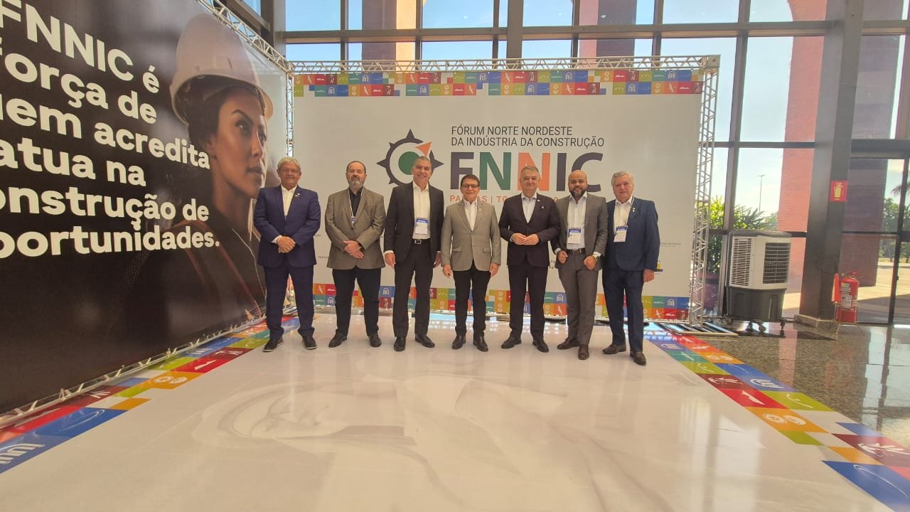 Da esquerda para direita: Vilmar Pinto, Tib&eacute;rio Benevides,  Marcelo Moura, Jo&atilde;o Teodoro, Augusto Viana, Diego Gama e Valdecir Monteiro.