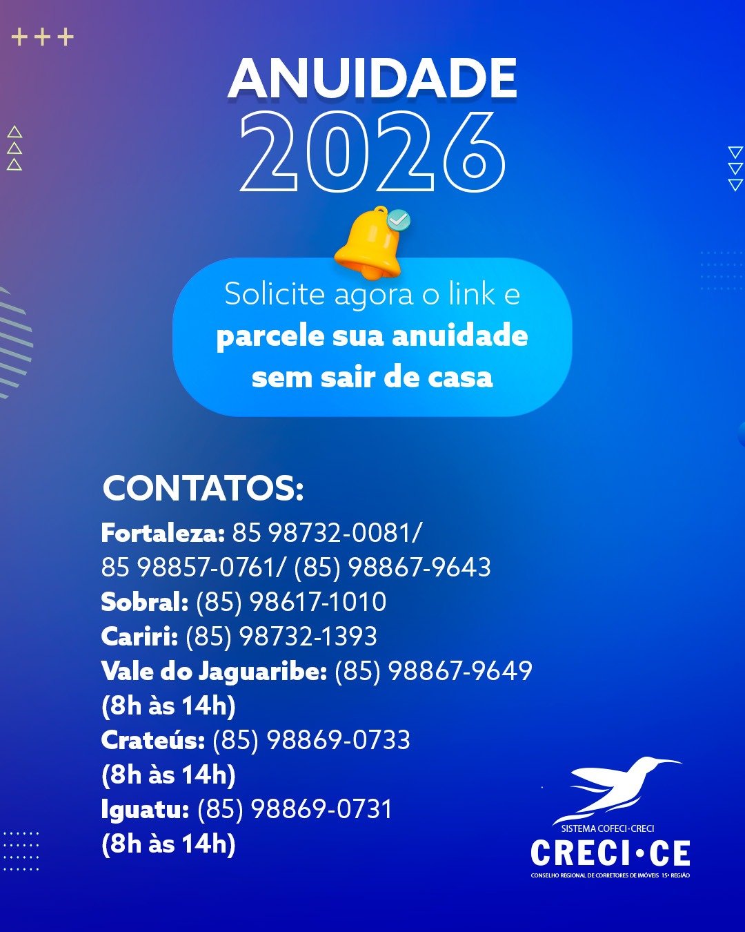 ANUIDADE 2026 - LINK